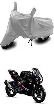 W proof Two Wheeler Cover for TVS(Silver)