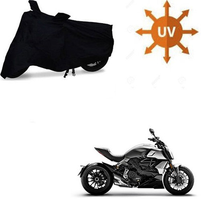 MMSSTAR Waterproof Two Wheeler Cover for Ducati(Diavel, Black)