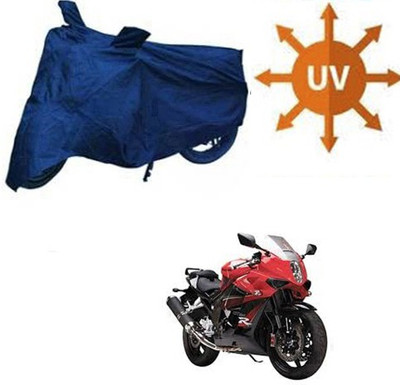 RPSENTTERPR Waterproof Two Wheeler Cover for Hyosung(GT650R, Blue)