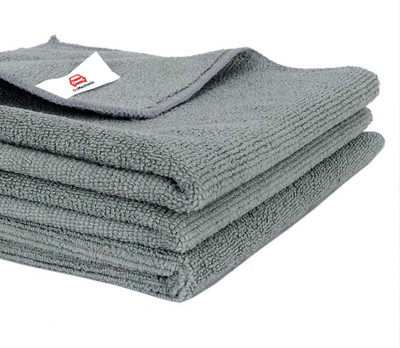 GoMechanic Microfiber Vehicle Washing  Cloth(Pack Of 3, 340 GSM)