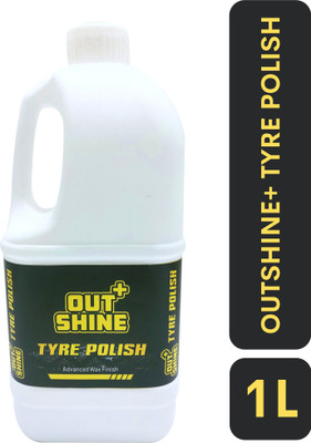 Outshine+ TYRE POLISH 1 L Wheel Tire Cleaner(Pack of 1)