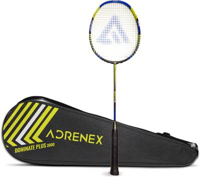 Adrenex by Flipkart Dominate Plus 3000 Graphite Multicolor Strung Badminton Racquet  (Pack of: 1, 84 g)