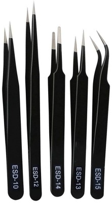 DUMDAAR 5pc Tweezer set for Mobile/Gadget/Laptop/Jewellery Repair