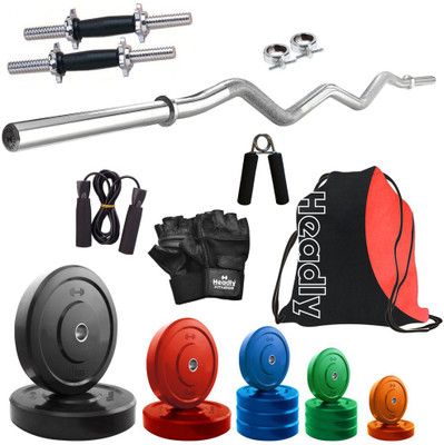 

Headly Premium CP-HR-52KGCOMBO3 Coloured Home Gym Kit