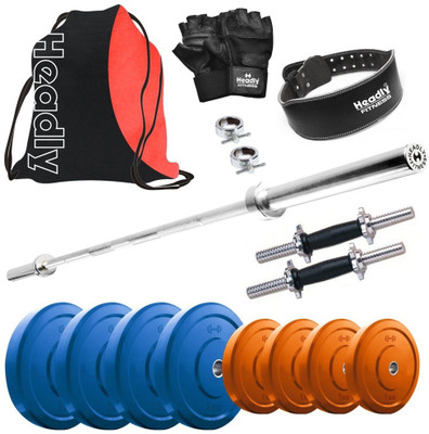 

Headly Premium CP-HR-16KGCOMBO30 Coloured Home Gym Kit