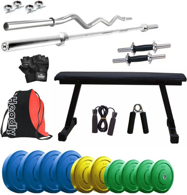 

Headly Premium CP-HR-25KGCOMBO7 Coloured Home Gym Kit