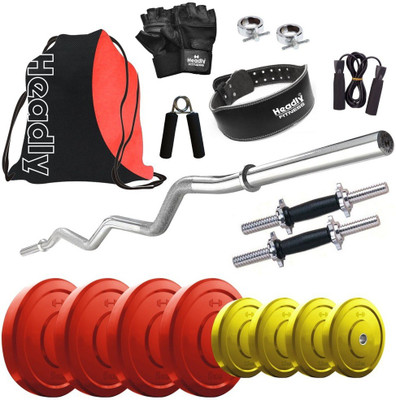 

Headly Premium CP-HR-30KGCOMBO23 Coloured Home Gym Kit