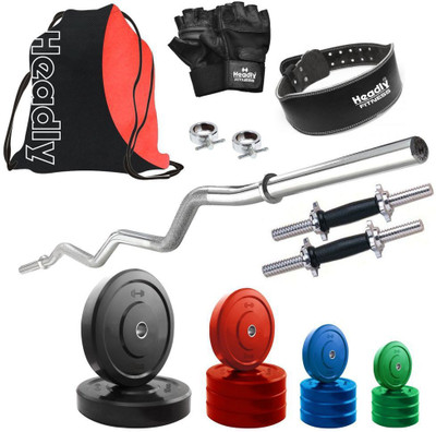

Headly Premium CP-HR-60KGCOMBO24 Coloured Home Gym Kit