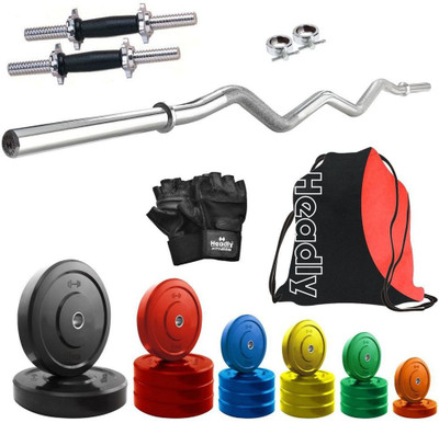 

Headly Premium CP-HR-72KGCOMBO4 Coloured Home Gym Kit