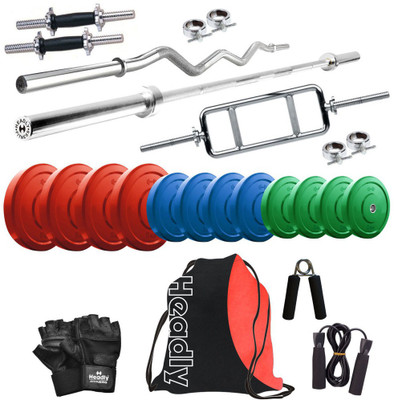 

Headly Premium CP-HR-40KGCOMBO1 Coloured Home Gym Kit