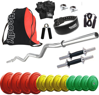 

Headly Premium CP-HR-38KGCOMBO23 Coloured Home Gym Kit