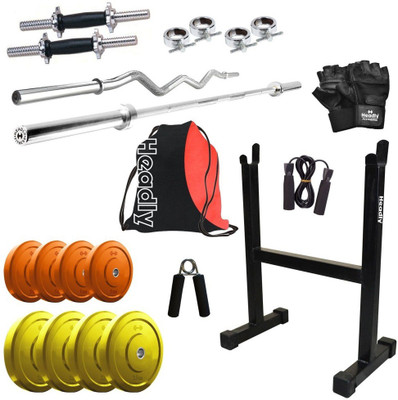 

Headly Premium CP-HR-14KGCOMBO13 Coloured Home Gym Kit