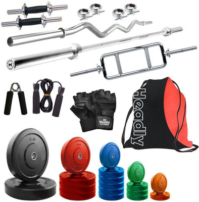 

Headly Premium CP-HR-68KGCOMBO1 Coloured Home Gym Kit