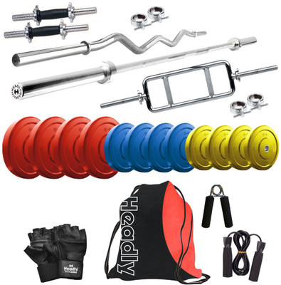 

Headly Premium CP-HR-42KGCOMBO1 Coloured Home Gym Kit