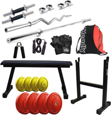 

Headly Premium CP-HR-30KGCOMBO16 Coloured Home Gym Kit