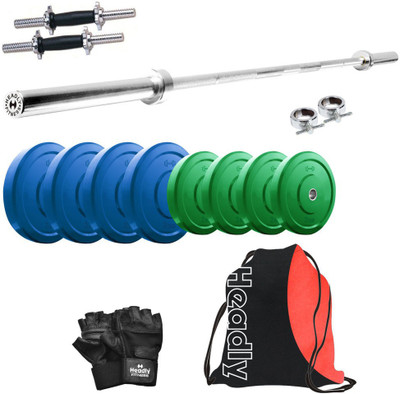 

Headly Premium CP-HR-20KGCOMBO10 Coloured Home Gym Kit