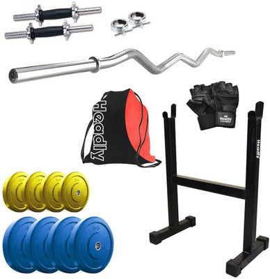 

Headly Premium CP-HR-22KGCOMBO15 Coloured Home Gym Kit