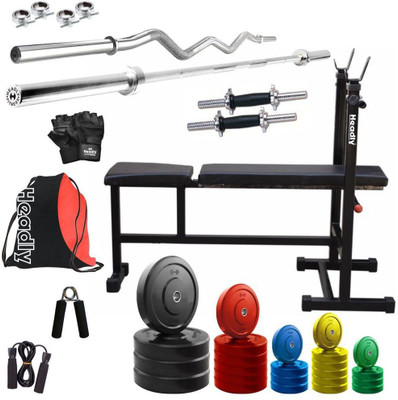 

Headly Premium CP-HR-105KGCOMBO5 Coloured Home Gym Kit