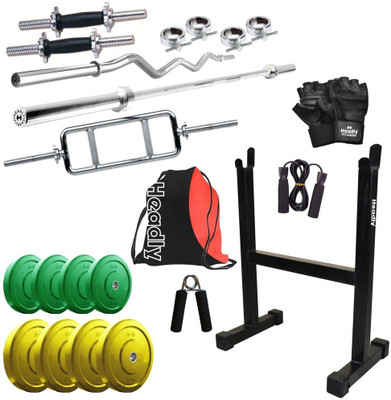 

Headly Premium CP-HR-18KGCOMBO12 Coloured Home Gym Kit