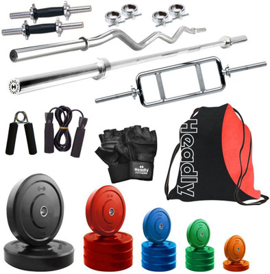 

Headly Premium CP-HR-62KGCOMBO1 Coloured Home Gym Kit