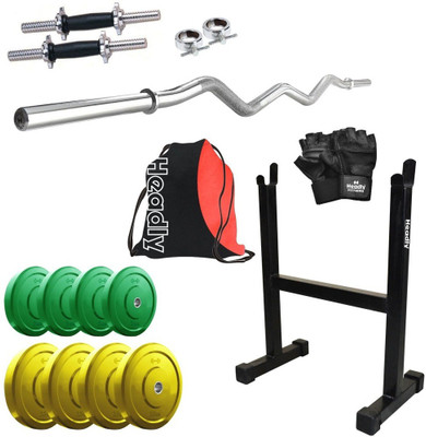 

Headly Premium CP-HR-18KGCOMBO15 Coloured Home Gym Kit