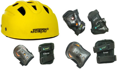 

Jaspo jaspo safe-max multi purpose protective set yellow Skating Kit
