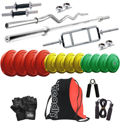 

Headly Premium CP-HR-38KGCOMBO1 Coloured Home Gym Kit
