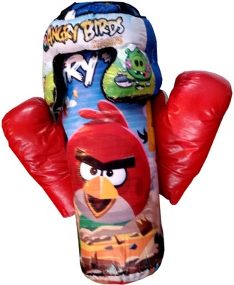 

Angry Birds Boxing Set Toy Punching Bag Gloves Gift Kids Toys(Blue)