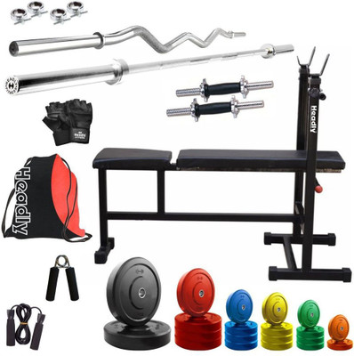 

Headly Premium CP-HR-72KGCOMBO5 Coloured Home Gym Kit