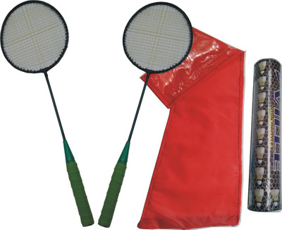 

J&JC STRIKE TRIPLE (2 RACKET + 10 SHUTTLE + COVER) Badminton Kit