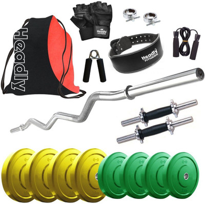 

Headly Premium CP-HR-18KGCOMBO23 Coloured Home Gym Kit