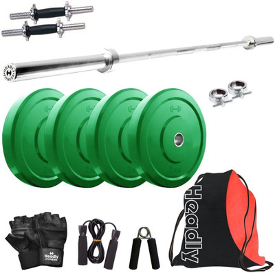 

Headly Premium CP-HR-8KGCOMBO9 Coloured Home Gym Kit