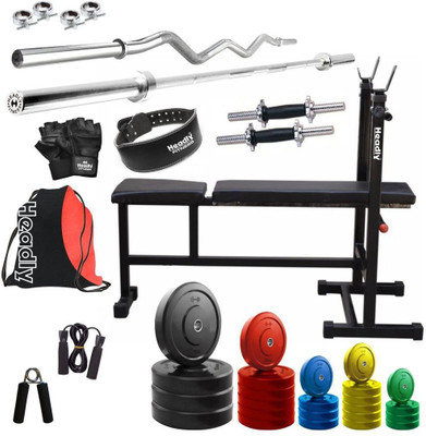 

Headly Premium CP-HR-105KGCOMBO6 Coloured Home Gym Kit