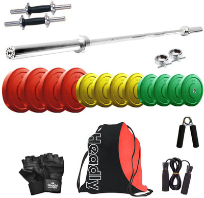 

Headly Premium CP-HR-38KGCOMBO9 Coloured Home Gym Kit