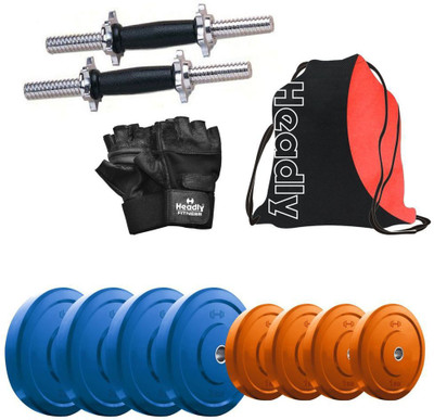

Headly Premium CP-HR-16KGDMCOMBO2 Coloured Home Gym Kit