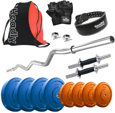 

Headly Premium CP-HR-16KGCOMBO24 Coloured Home Gym Kit