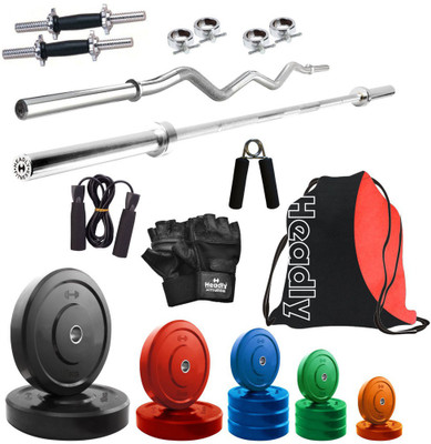 

Headly Premium CP-HR-52KGCOMBO2 Coloured Home Gym Kit
