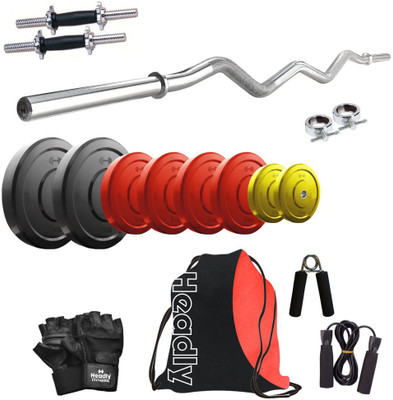 

Headly Premium CP-HR-45KGCOMBO3 Coloured Home Gym Kit