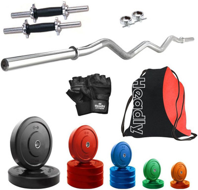 

Headly Premium CP-HR-58KGCOMBO4 Coloured Home Gym Kit