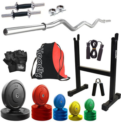 

Headly Premium CP-HR-65KGCOMBO14 Coloured Home Gym Kit