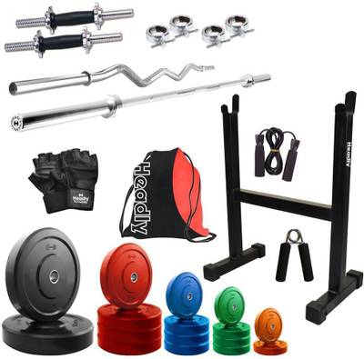 

Headly Premium CP-HR-62KGCOMBO13 Coloured Home Gym Kit