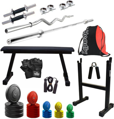 

Headly Premium CP-HR-100KGCOMBO16 Coloured Home Gym Kit