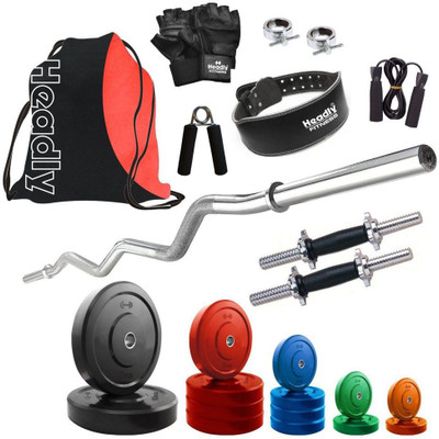 

Headly Premium CP-HR-58KGCOMBO23 Coloured Home Gym Kit