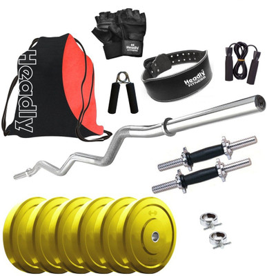 

Headly Premium CP-HR-15KGCOMBO23 Coloured Home Gym Kit