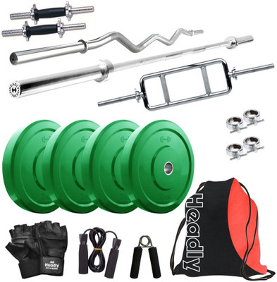 

Headly Premium CP-HR-8KGCOMBO1 Coloured Home Gym Kit