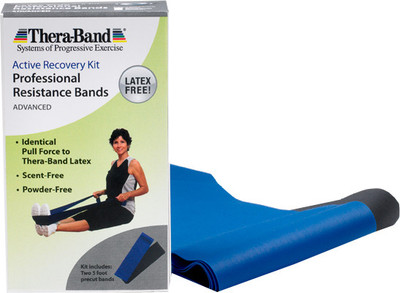 

Thera-Band Advanced Latex Free Resistance Bands Gym & Fitness Kit