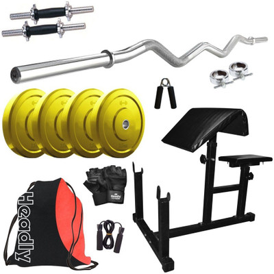 

Headly Premium CP-HR-10KGCOMBO11 Coloured Home Gym Kit