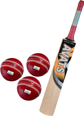 

Avats 1 Kashmiri Willow Bat & 3 Ball Cricket Kit(Bat Size: 6 (Age Group 11 - 13 Years))