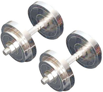 

Protoner 15 Kg Steel Dumbbell Set Home Gym Kit