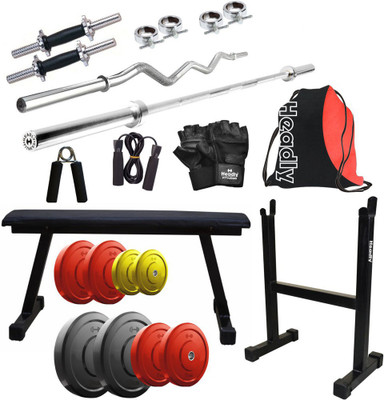 

Headly Premium CP-HR-45KGCOMBO16 Coloured Home Gym Kit